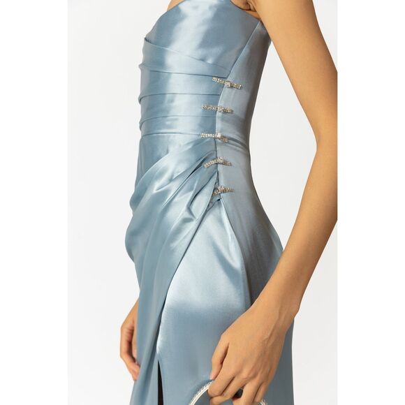 SAU LEE PASHA SATIN GOWN SIZE US 6 $650 - Picture 5 of 16